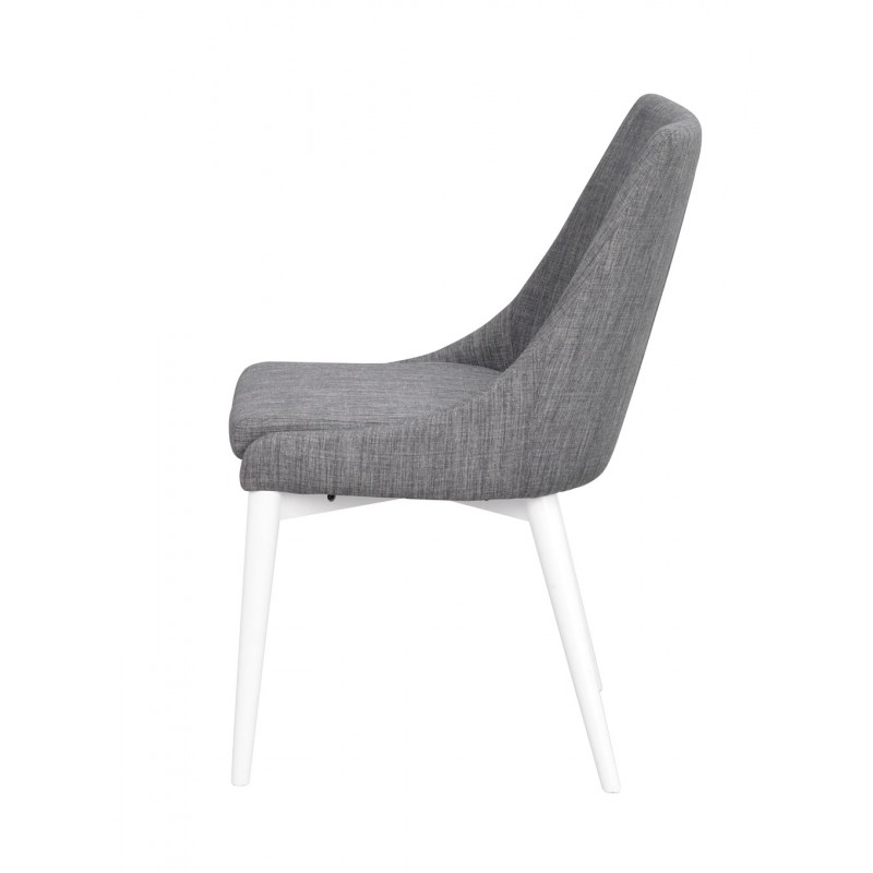 RO Be Dining Chair Dark Grey/White